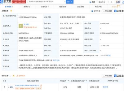 思特奇在云南成立數(shù)字經(jīng)濟(jì)技術(shù)子公司，加速本地軟件開(kāi)發(fā)布局